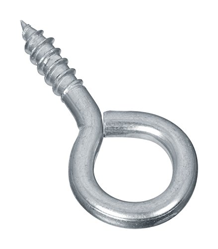 Part Number N119-222, 5700661 No. 6 1.93 in. Zinc-Plated Steel Screw Eye - 4 Set of 4 Pack