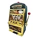 Glac Store Slot Machine Las Vegas, Salvadanaio con Luci Jackpot, 37x25x16 cm o 30,5x24x16 cm, Oro/Argento (Big Oro)