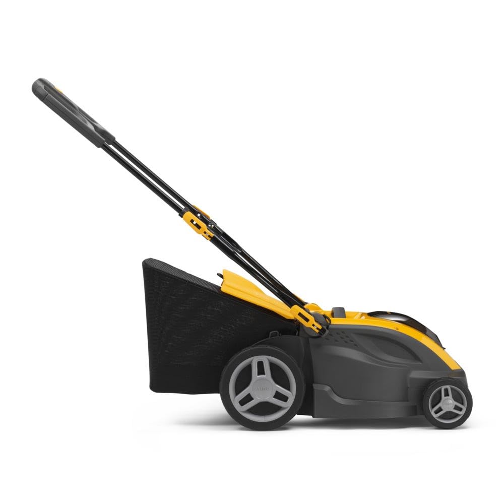 STIGA Combi 340e Kit Akku-Rasenmäher, 48 V Akku 4 Ah + Ladegerät, 38 cm – Leicht, Klappbarer Holm – Rasenflächen bis 350 m²