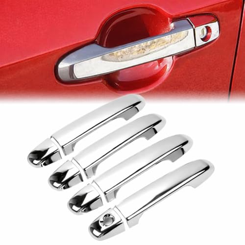 Sizver Chrome Door Handle Cover For 12-17 Toyota Camry L LE SE XLE Hybrid