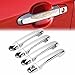 Sizver Chrome Door Handle Cover For 12-17 Toyota Camry L LE SE XLE Hybrid