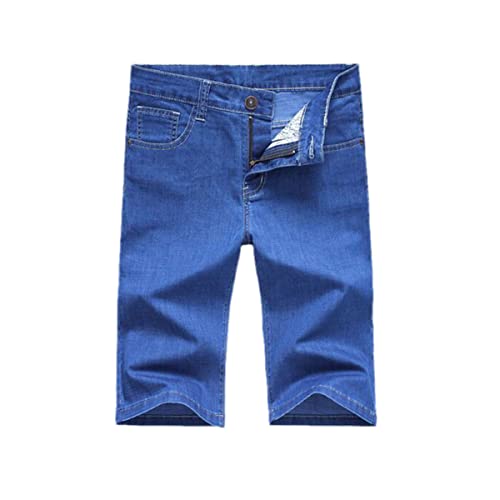Short en denim bleu homme taille 52 stretch et casual