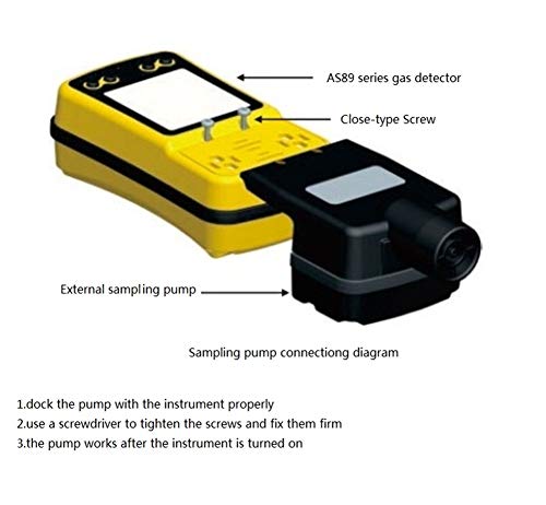 Smart Sensor External Sampling Pump Accessory for AS89 Series Gas Detector Analyzer Monitor Tester