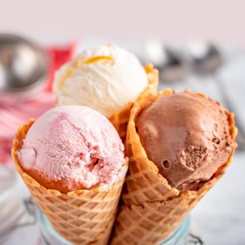 Nostalgia Electric Ice Cream Maker - Old Fashioned Soft Serve Ice Cream Machine Makes Frozen Yogurt or Gelato in Minutes - Fun Kitchen Appliance - Vintage Wooden Style - Dark Wood - 4 Quart