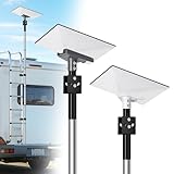 GADFISH Gen 3 Starlink RV Ladder Mount Kit, Includes Gen 3 Starlink Antenna Adapter and Mini Starlink Antenna Adapter, Adjustable Six Section Tube Design, Simple Installation, Perfect for RV Ladder