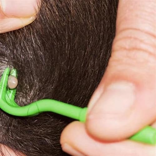 Generic Ferramenta de remoção de carrapatos de plástico removedor de carrapatos para cães, gatos e h