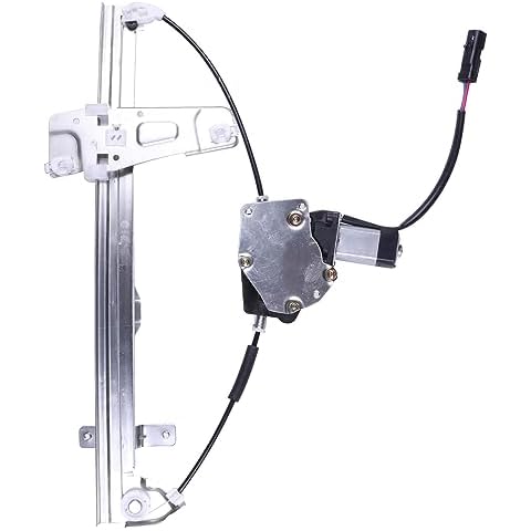 FINDAUTO Power Window Regulator Front Left Driver Side fit for 2000-2004 for Jeep Grand for Cherokee 741-556 Window Regulator and Motor Assembly with Motor Cover