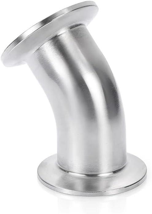 45mm Pipe OD & 2" Tri Clamp 45 Degree Elbow 316L Stainless Tri-Clamp 90  Degree 45mm Pipe OD &amp; 2" Tri Clamp 45 Degree Elbow 316L Stainless