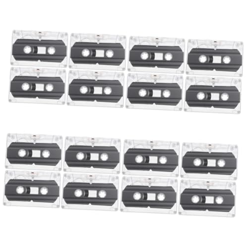 Cassettes audio vierges Uonlytech avec boîtier lot de 16 pour musique et DIY