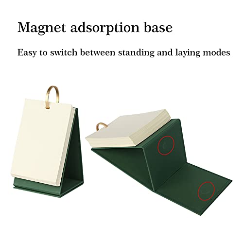 Blanko Tischkalender Kleiner Notizblock Loseblatt Spiralblock DIY Memo Zeichen Mini Notizbuch Büro Haushalt Memo Papier Zeitplaner Schüler Studenten Lernkarten Leer Zettel für Notizen Malen,180 Blatt