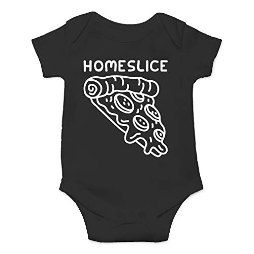 AW Fashions Homeslice Baby Bodysuit Funny Newborn Boy Outfits Cute Comfy Adorable Girl Romper Clothes