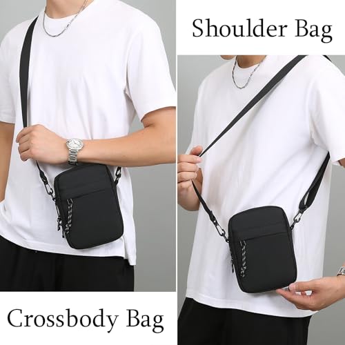 Small Messenger Bag for Men Crossbody Shoulder Bags Crossover Purses and Handbags Mini Cross Body Satchel Bag2