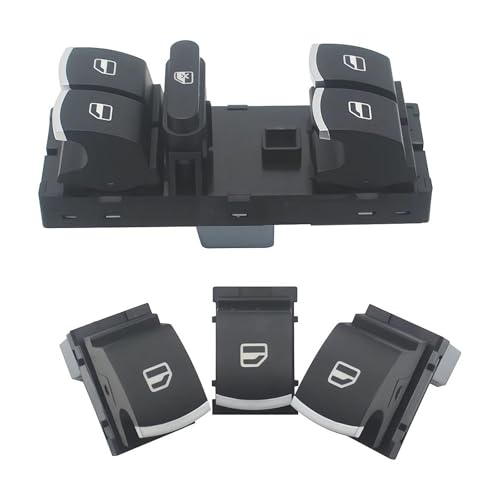 Interrupteur de lève-vitre en kit de 4 pour réparer les commandes électriques de Passat