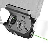 WARRIORLAND Pistol Light Laser Combo Fits Sig Sauer P365/ P365X/ P365XL, Compact 150-Lumen Trigger Mounted Tactical Weapon Light with Green Laser & White LED Flashlight, with Power Indicator, SLL-103G