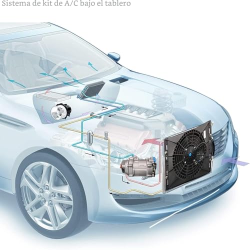 Aire acondicionado eléctrico 12V para salpicadero de furgonetas y autocaravanas 6