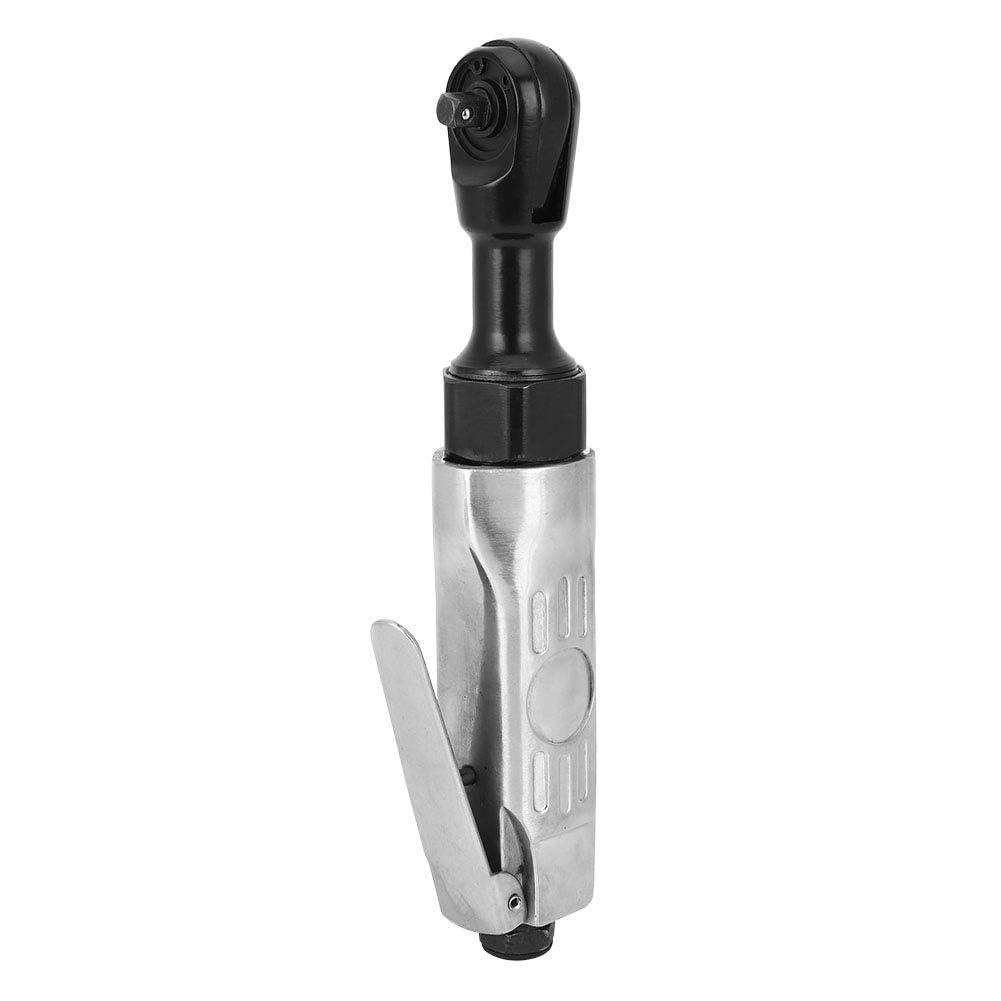 Walfront Chiave Pneumatica 1/4 Pollici, Chiave a Cricchetto Pneumatica, Torsione 25ft-Lbs, per Costruzione Navale e Fabbricazione di Macchinari