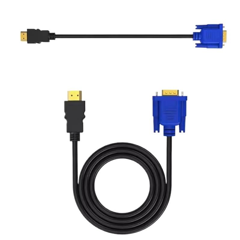 Cavo adattatore video maschio D-SUB da HDMI a VGA convertitore audio (300 cm)