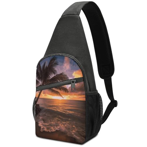 Bolso bandolera para senderismo y viajes unisex ligero miniatura 1