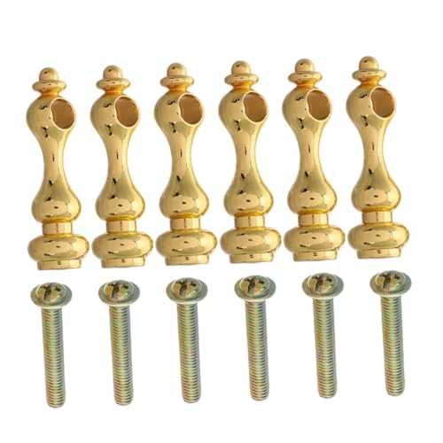 Holibanna Metallverbinder Für Glasgeländer Schrankgeländerpfosten-endkappe Metallverbinder Für Möbel Schrankpfostenkappe Möbeleckverbinder Metallpfostenende Für Glasgeländer Zubehör