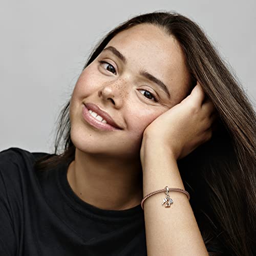 PANDORA Two-tone Key, Padlock & Heart Triple Dangle Charm 782506C01 Black4