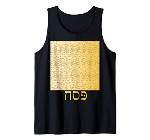 Happy Passover Matzah Matzo Cute Jewish Tshirt Camiseta sin Mangas