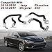 Lqito HVAC Heater Supply Return Hose Kit Compatible With 2014-2018 Jeep Cherokee 2.4L,2015-2017 Chrysler 200 Replacce#68199254AB 68199254AA 68192082AA 52014627AB