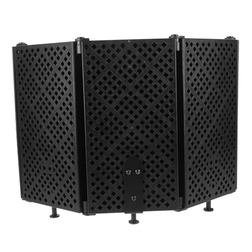 Microphone sans écho grâce au jeu de cinq panneaux pour isolation phonique YARNOW en ABS et EVA