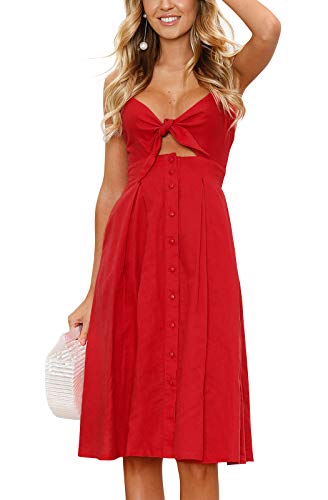 WonderBabe V Profundo Big Swing Saia Vest Halter Vestido Das Mulheres Abrem O Temperamento Trase Ver