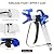 3600 PSI High Airless Paint Sprayer Gun, with 1 Tip Guard 5 Spray Tips and 5 Airless Paint Spray Gun Filter (211,313,415,517,623)