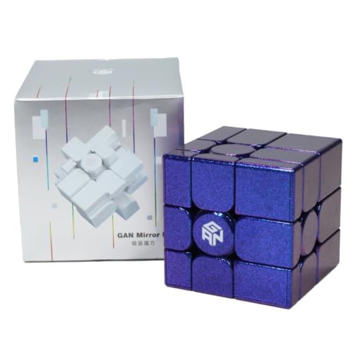 Image of Hawkister GAN Mirror Shape Mod Puzzle | Purple UV Coated Glossy Finish | 48-Point Internal Positioning System, High-Speed Turning & Adjustable Tension | Elite 3x3x3 Precision Shape-Shifting Cube