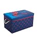 Marvel Spiderman Collapsible Toy Storage Bench and Ottoman, 14.5