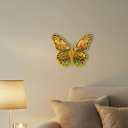 Image of LED Night Light Wooden Wall Decor, 3D Wood Sculpture, Statue for Indoor Bedroom Living Room, Centerpieces for Tables, Modern Art Handmade Crafts