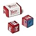 Master Billiard Pool Cue Chalk Premium Quality Blue - 4 pcs - Made in The USA