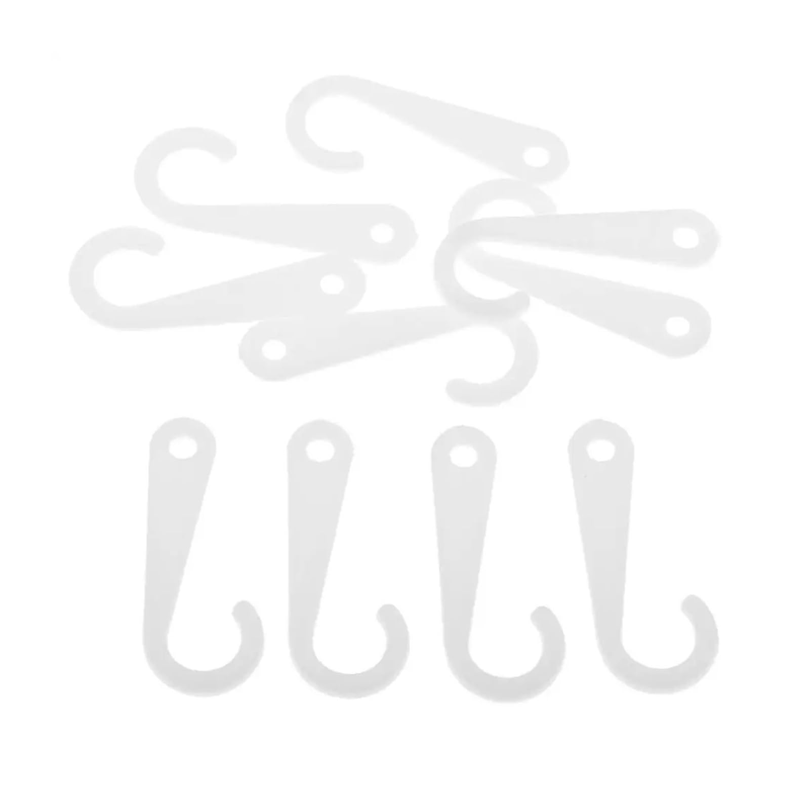 Vaeltor One Color 1000Pcs Plastic Hanging Hook Pp Sock Display Hooks J Shaped Sock Hanger For Socks T-Shirts Shirts Towels Gloves