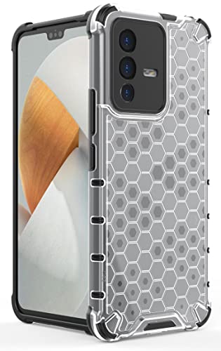 Image of Glasgow Back Case Cover Compatible with Vivo V23 5G (Stylish Design) - Transparent