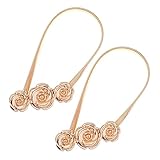 Porte-rideau : avec ces délicates embrasses de rideaux, il peut égayer vos rideaux et ajoute également une élégance supplémentaire à votre pièce immédiatement, pince à rideau en métal