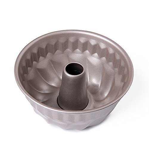 LUFEIYA Mini Bundt Pan 4 Inch Nonstick Carbon Steel for Instant Pot Kugelhopf Mold Flute Flan Baking Cake Pans Small Set of 4