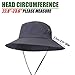 USHAKE Bucket Hat, Safari Hat UPF 50+ Sun Hat Boonie Hat Cap for Outdoor Dark Grey