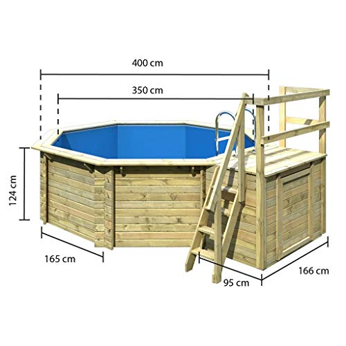 Karibu Pool Modell 1 Variante B | 38 mm Wandstärke - 45627 Karibu Pool Modell 1 Variante B | 38 mm Wandstärke