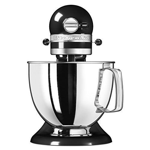 KitchenAid Küchenmaschine - Artisan - Kippbarem Food Processor - Teigknetmaschine mit 3 Zubehör und Schüssel aus Edelstahl - 4.8 L - Onyx schwarz – Bild 3