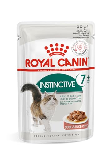 Royal Canin Instinctive Adult 7+ Cat, Wet Food, 1.02 kg (85 g x Pack of 12) | Supports Vitality and Renal Health while Offering an Instinctively Prefe