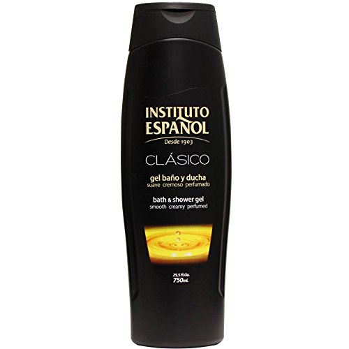 Clasico Bath & Shower Gel Smooth Creamy Perfumed by Instituto Espanol 25.5 Fl oz Body Wash.. Gel Bano y Ducha.. HPVagr