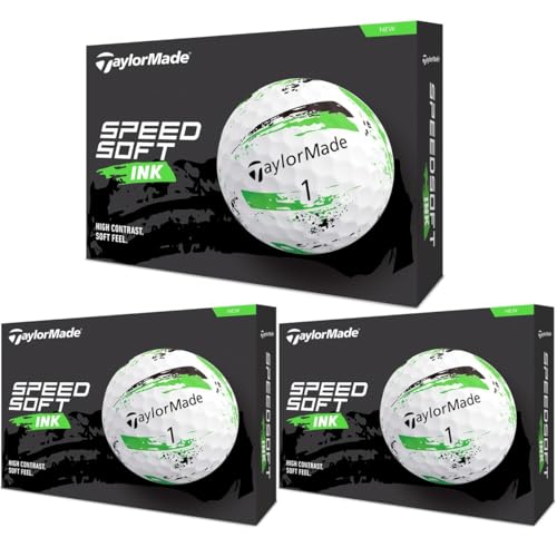 �e�[���[���C�h Taylor Made �{�[�� SPEEDSOFT INK �{�[�� 3�_�[�X�Z�b�g 3�_�[�X(36����) �O���[��