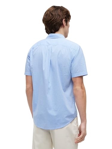 Image of Tommy Hilfiger Men's Short Sleeve Poplin Shirts in Regular Fit, Men's Button Down Shirts