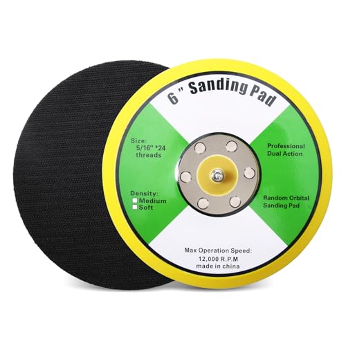 6 Hook and Loop Sanding Backing Pad