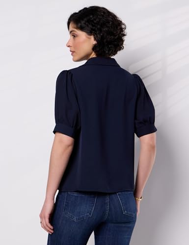 Image of Symbol Premium Women's Polyester Collared Top | Regular Fit | Desk-to-Dinner (Available in Plus Sizes)