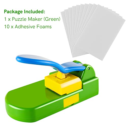 Briartw AZOHBRZYLL-G01M01-TT435 Puzzle Maker Machine Cutter,For 4X6 Puzzles Green Color Jigsaw Puzzle Making Machine thumb #2