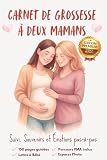 Carnet de Grossesse à Deux Mamans – Édition Premium 150 Pages Couleur | Parcours PMA Inclus, Suivi de Grossesse, Souvenirs, Photos et Lettres à Bébé: ... chaque moment précieux de votre grossesse.