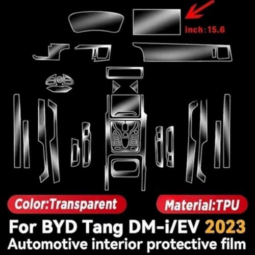 Reparación antiarañazos de pantalla para BYD Tang con película protectora 2