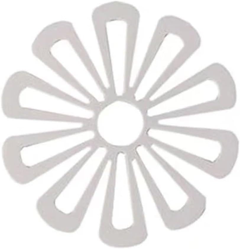1pc Nordic Style Thickened Table Mat, Dining Table Heat Insulation Mat, Anti-Scald Mat, Household Plate Mat, Flower-Shaped(2)